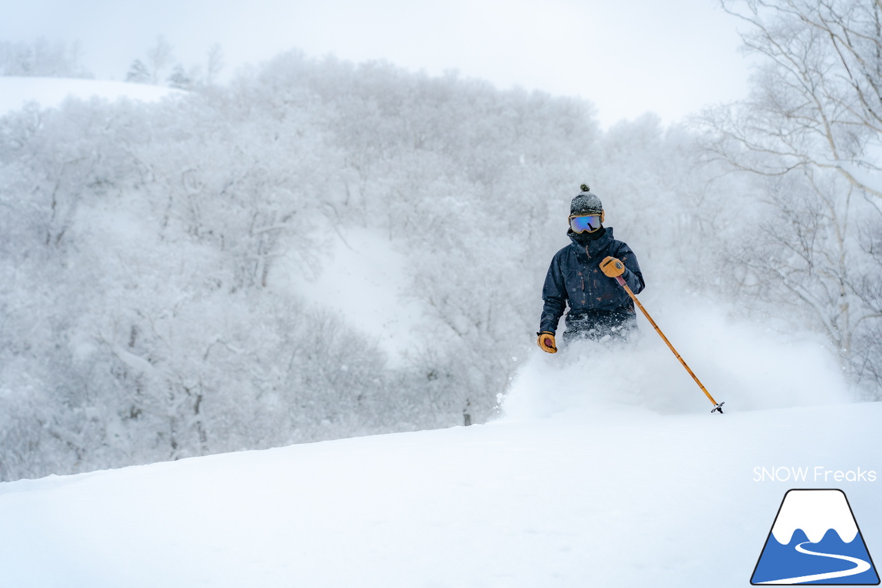 富良野スキー場｜たっぷりの『bonchi powder』が降り積ったゲレンデ…。富良野の雪は、ちょっとレベルが違います♪